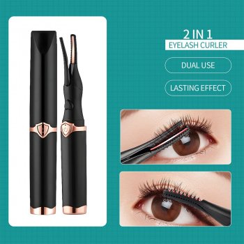 2-IN-1 Heated Eyelash Curler & Styling Comb