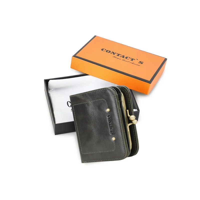 Dark Green / Wallet with Box
