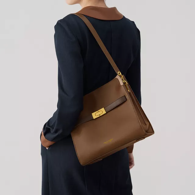 Elegant Women's Shoulder and Crossbody Bucket Tote