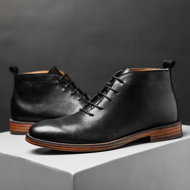 Vintage Handmade Ankle Boots for Men
