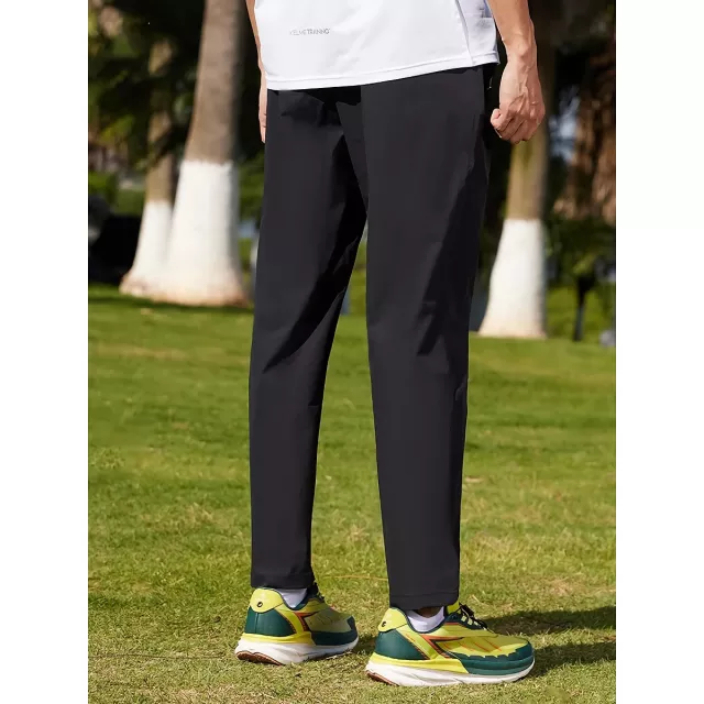 Men's Four-Side Elastic Woven Fitness Pants - Spring & Summer Stretch Straight Pants - Image 5