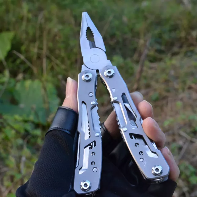 Compact Outdoor Multitool Folding Survival Knife & Pliers - Image 4