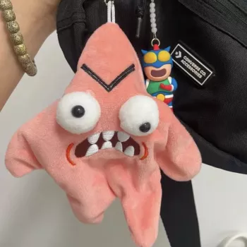 Funny Dancing Starfish Keychain