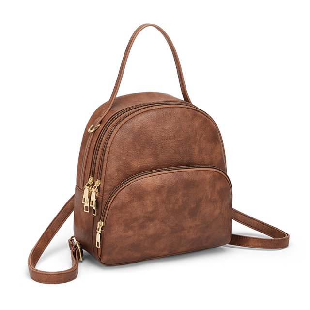 Stylish Women's Leather Backpack - Perfect for School, Travel, and Everyday Use - Image 5