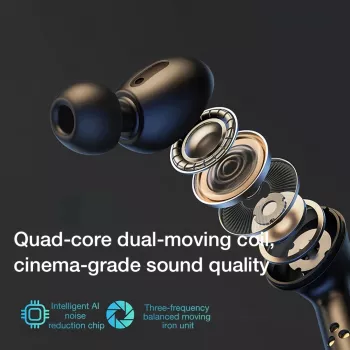 Waterproof Wireless Bluetooth 5.0 Earbuds with Mic – Gaming & HiFi Music Headset