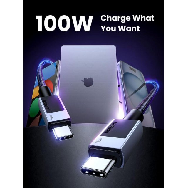 100W USB C to USB Type C Fast Charging Cable - Image 5