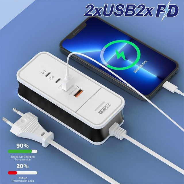 Compact 4-Port USB Wall Charger with Fast Charging - Image 4