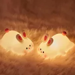 Adorable Rabbit LED Night Light with Touch Sensor