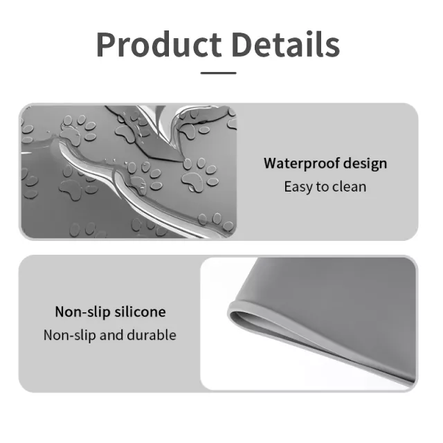 Waterproof Silicone Pet Feeding Mat - Image 3