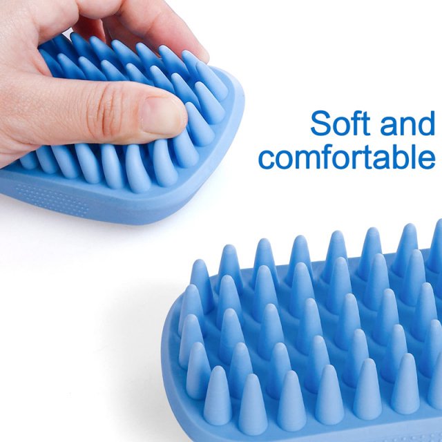 Soft Silicone Pet Bath & Grooming Brush - Image 4