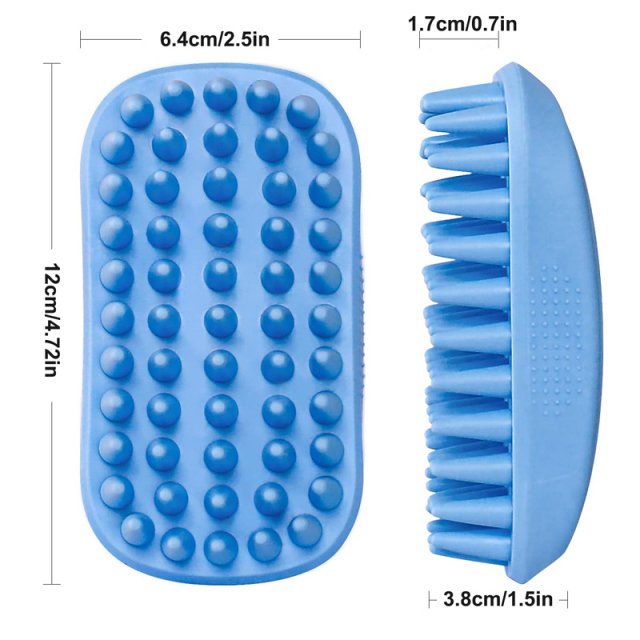 Soft Silicone Pet Bath & Grooming Brush - Image 5