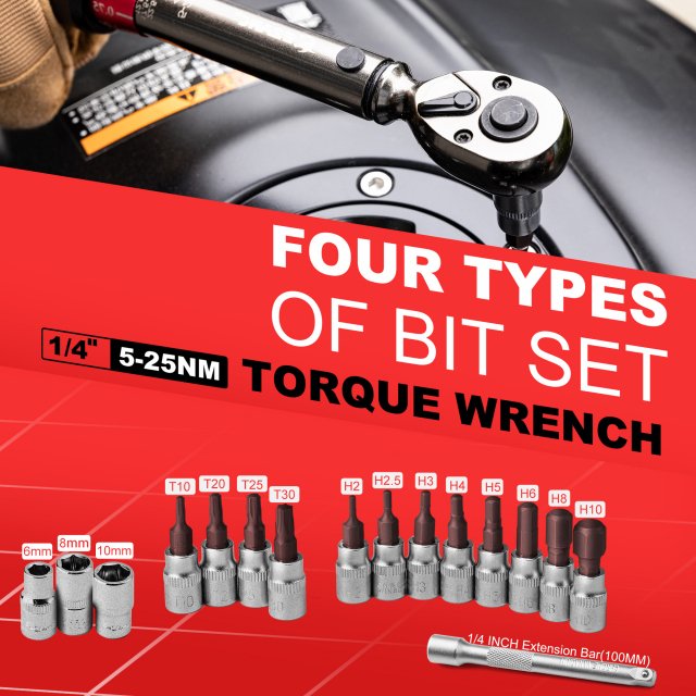 16-Piece Precision Torque Wrench Set - Image 7