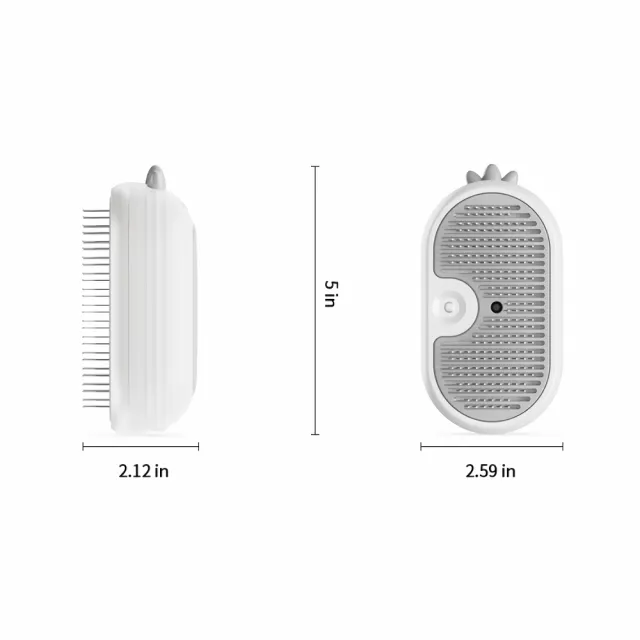 Steamy Grooming Brush with Electric Sprayer - Image 9