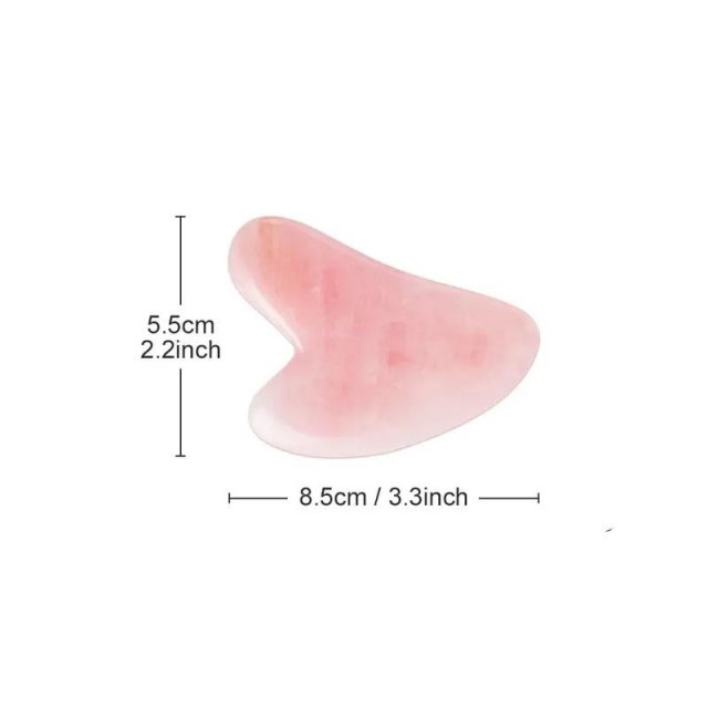 Rose Quartz Gua Sha Scraper - Image 6