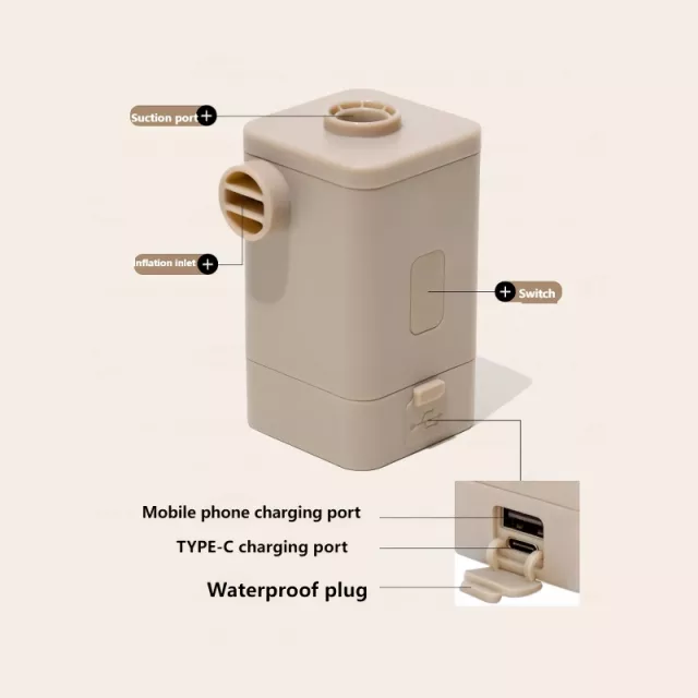 High-Power Portable Air Pump - Image 3