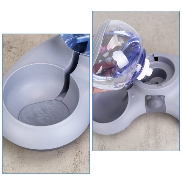 Automatic Water Dispenser & Double Cat Bowl Set - Image 5