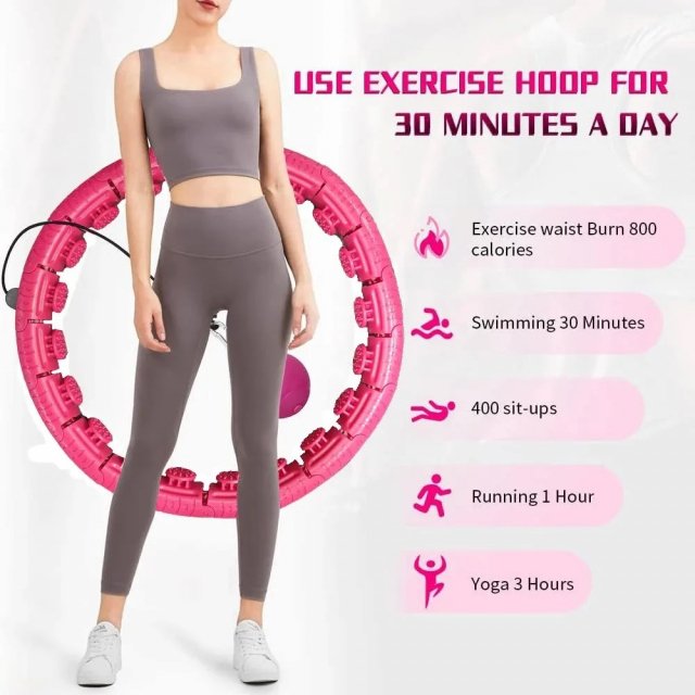 Smart Fitness Hoop with 360-Degree Massage - Image 6