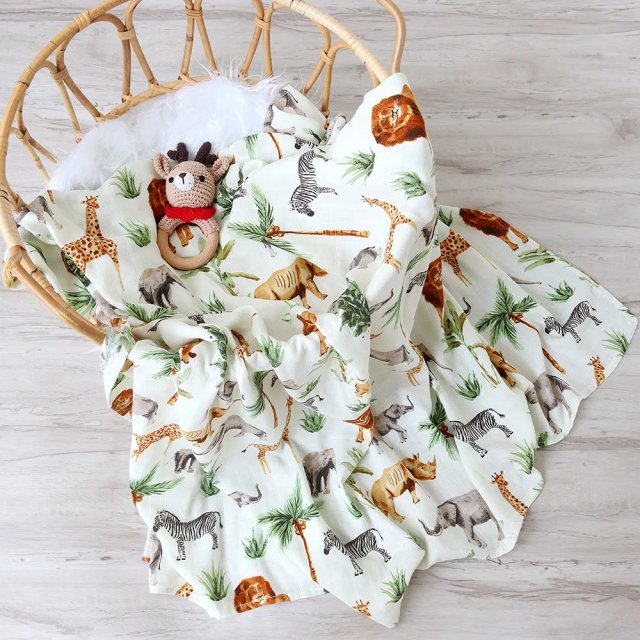 Bamboo Cotton Baby Blanket - Image 6