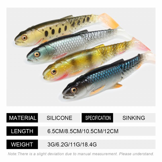 Ultimate Predator Soft Swimbait Lure Set - Image 3