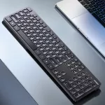 Wireless 2.4G Keyboard and Mouse Combo with Ergonomic English Keycaps – Ideal for MacBook, Tablet, and Office PC