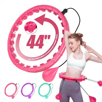 Smart Fitness Hoop with 360-Degree Massage