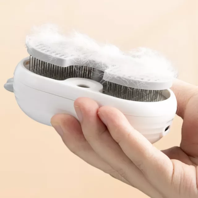 Steamy Grooming Brush with Electric Sprayer - Image 5