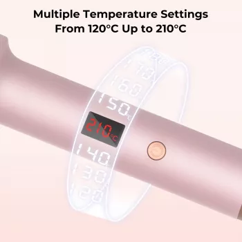 Ceramic Hair Curling Brush with Thermal Heating
