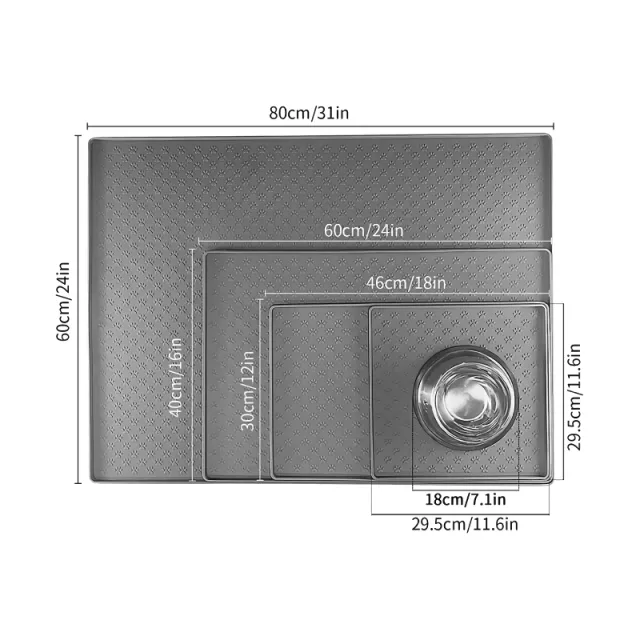 Waterproof Silicone Pet Feeding Mat - Image 6