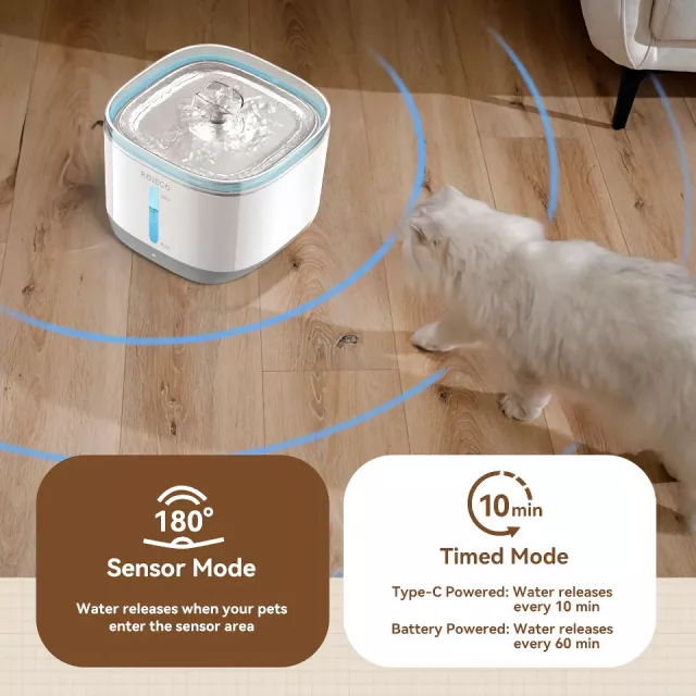 Wireless Automatic Pet Water Fountain with Smart Sensor - Image 3