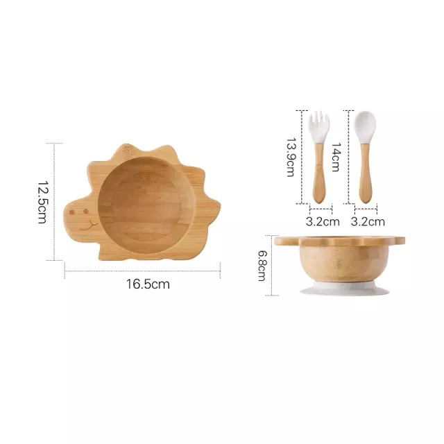 Baby Wooden Tableware Set - Image 6