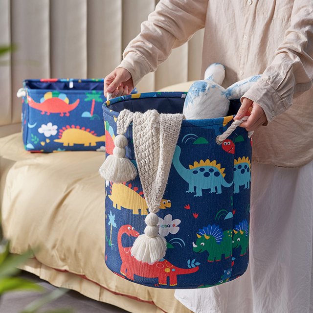 Foldable Dinosaur Storage Basket for Kids’ Room and Laundry - Image 6