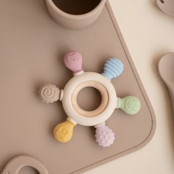 Rudder-Shaped Baby Silicone Teether