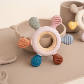 Rudder-Shaped Baby Silicone Teether