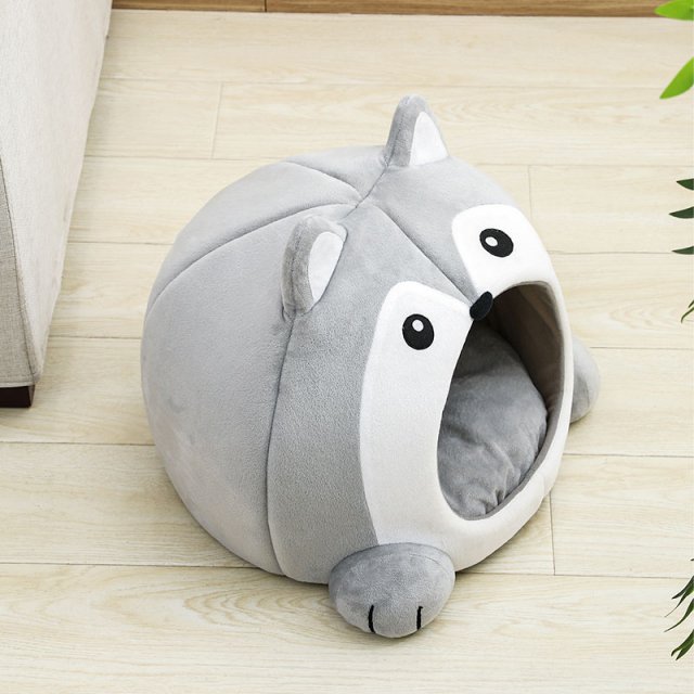 Cozy Plush Cat Bed & Lounger - Image 4