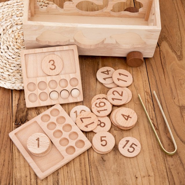 Montessori Wooden Arithmetic Board - Image 4