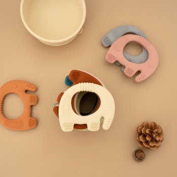 Cartoon Animal Soft Silicone Teether