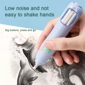 Low Noise Electric Erasers with Refills