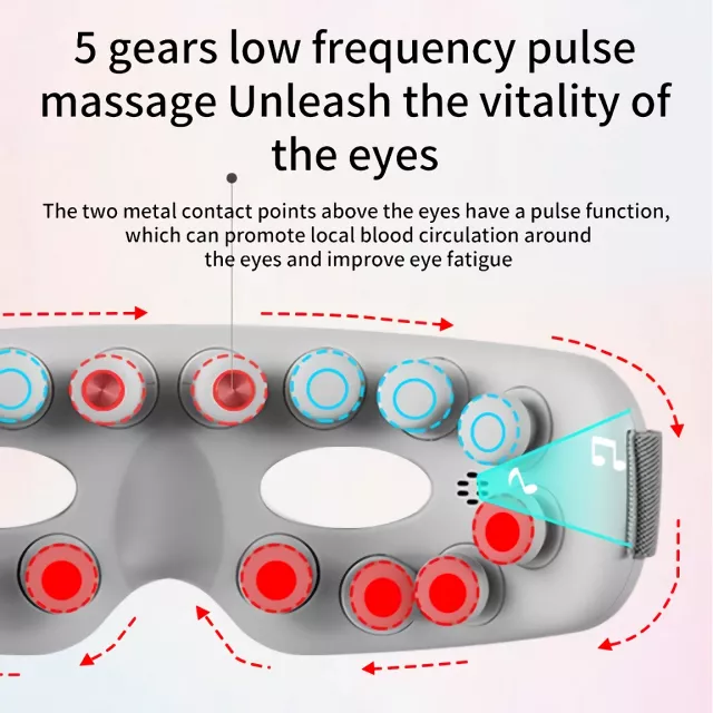 Electric Eye Massager with Hot Compress and Bluetooth Music - Image 3