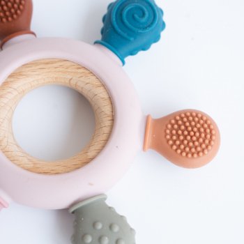 Rudder-Shaped Baby Silicone Teether