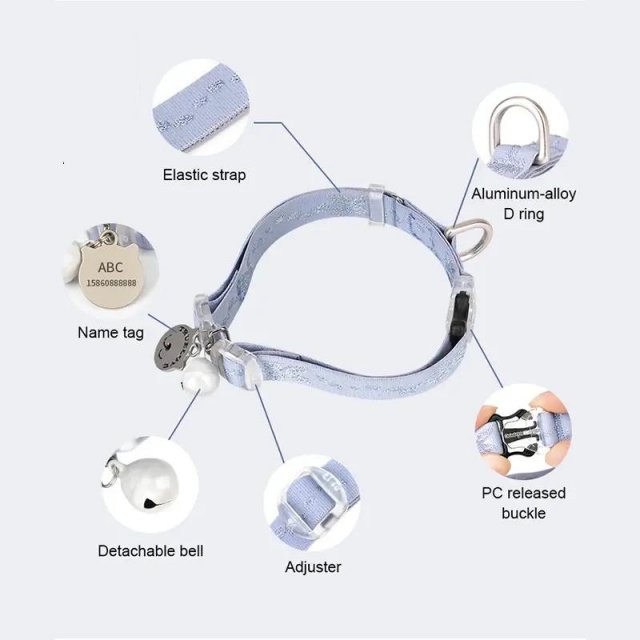 Adjustable Cat and Small Dog Collar - Image 4