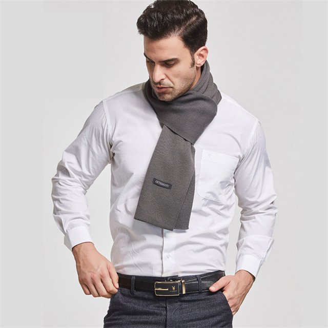 Luxury Cashmere Winter Scarf for Men - Image 3