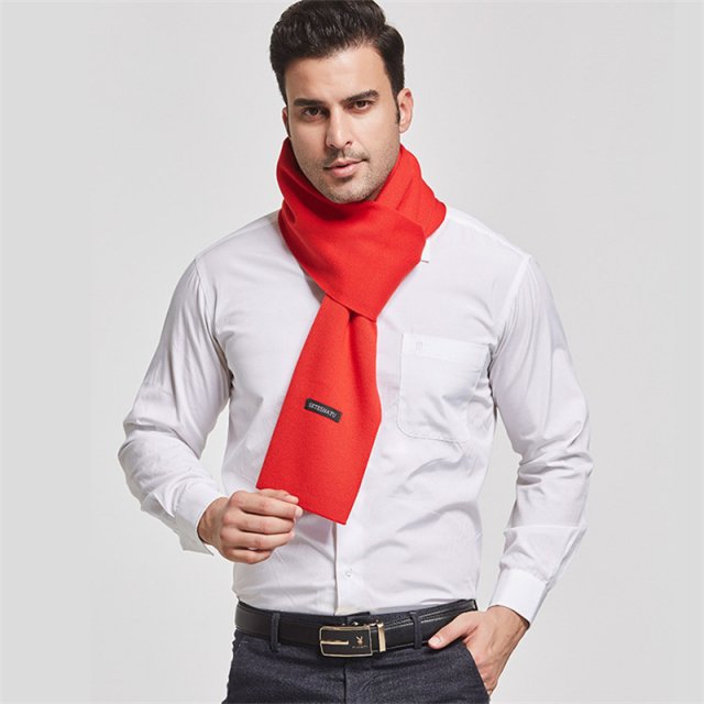 Luxury Cashmere Winter Scarf for Men - Image 5