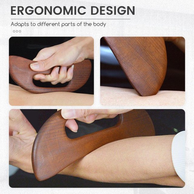 Health Care Slimming Guasha Board Wood Therapy Massage Stick - Image 4