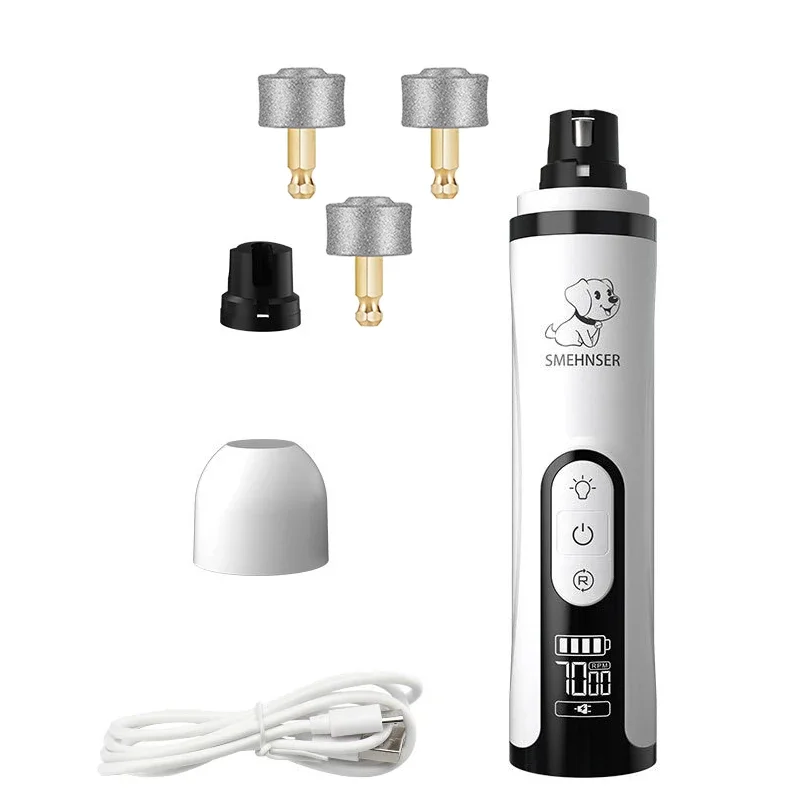 USB Rechargeable Pet Nail Grinder for Nervous Dogs
