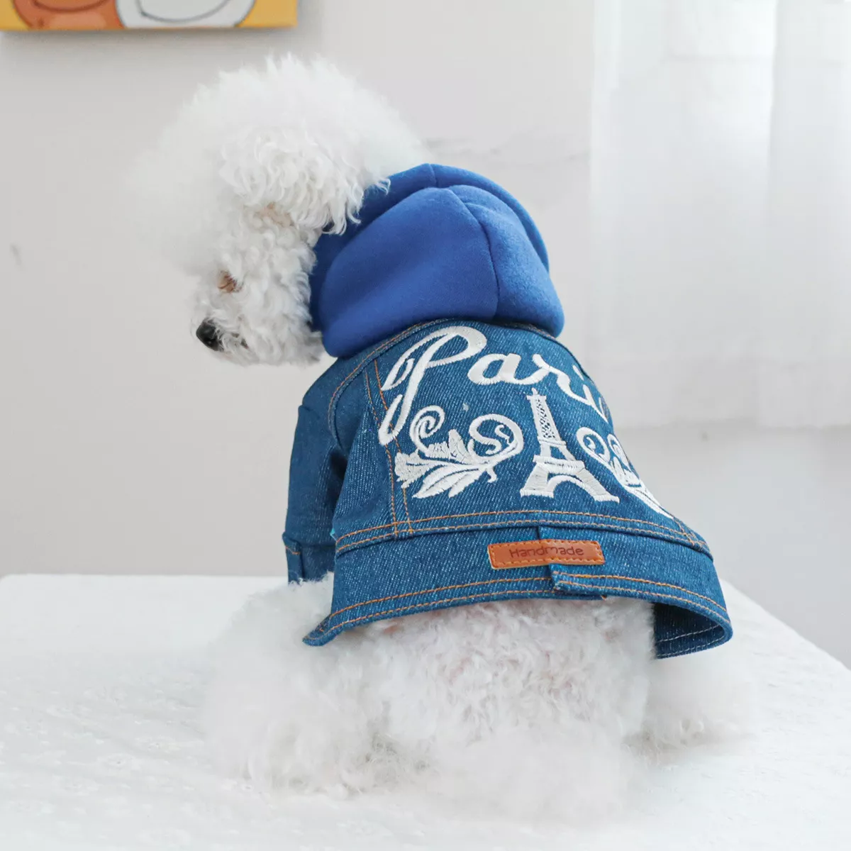 Cozy Denim Pet Jacket 