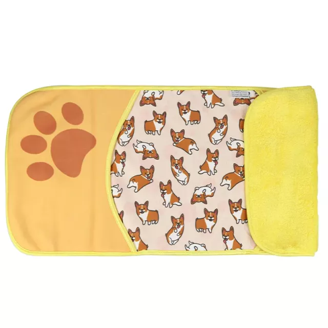 Cute Dog Bath Towel Glove & Quick Dry Blanket for All Breeds