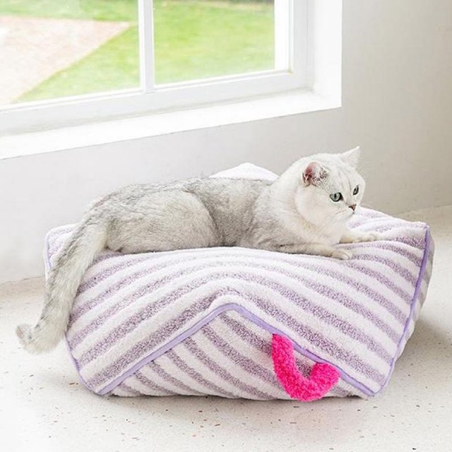 Cozy Plush Cat Bed & Cushion Mat for Ultimate Comfort