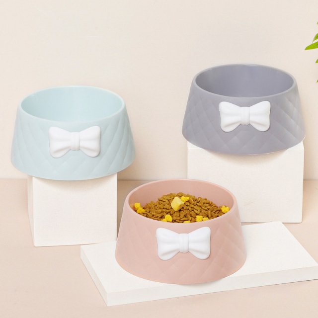 Charming Bowknot Ceramic Pet Bowl - Image 5