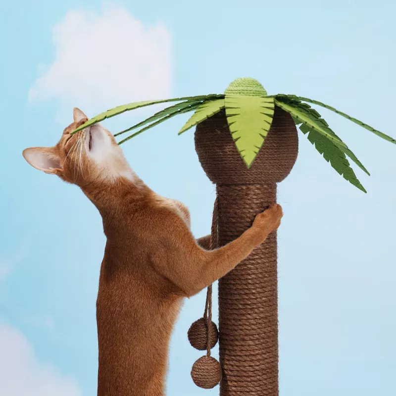 Coconut Tree Shape Cat Scratching Post 