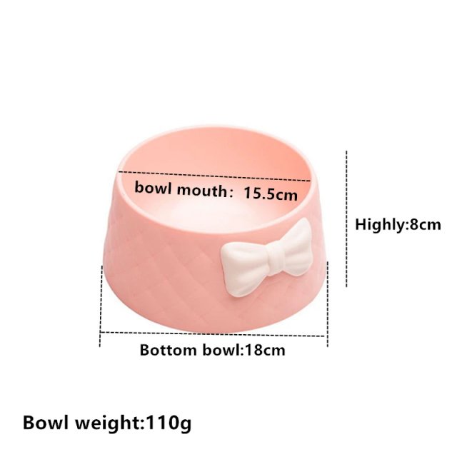 Charming Bowknot Ceramic Pet Bowl - Image 7